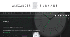 Desktop Screenshot of alexanderburhans.com
