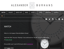 Tablet Screenshot of alexanderburhans.com